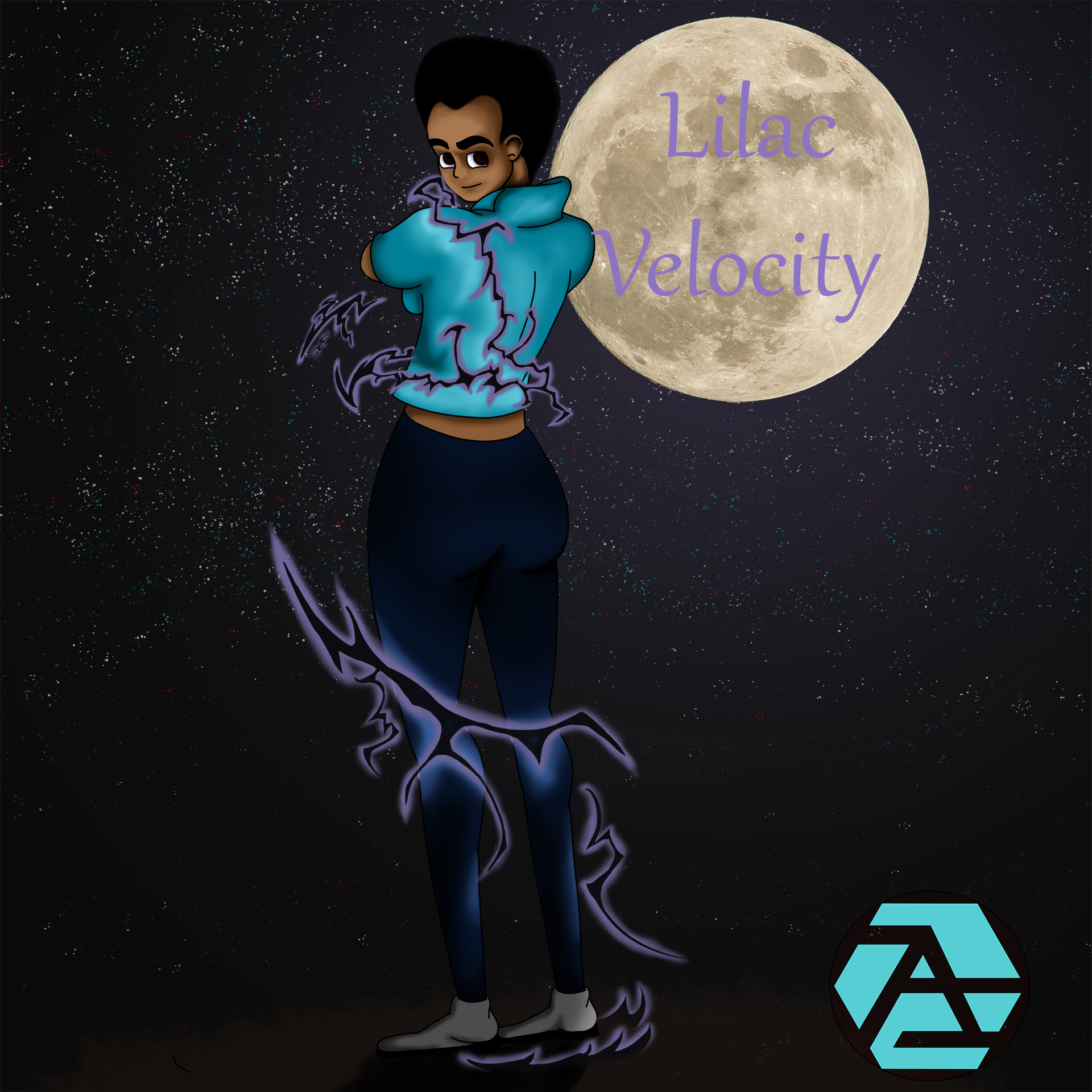 Lilac Velocity original illustration