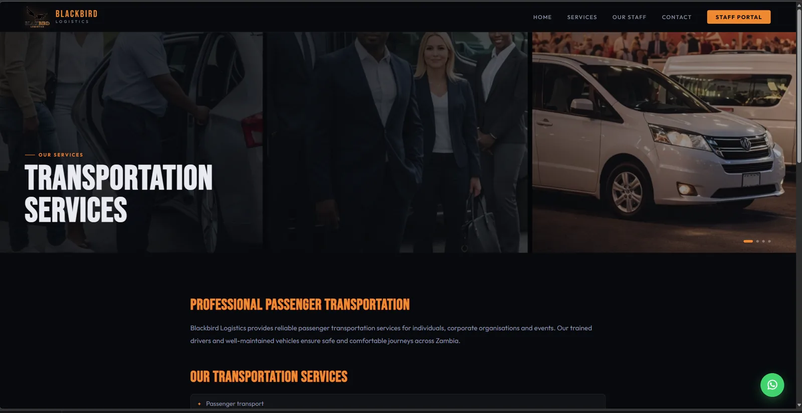 BlackBird Web Solutions Interface 2